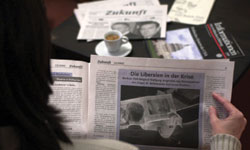 Logo der Zeitung 'Zukunft'