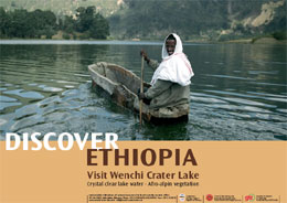 Plakat: "Visit Wenchi Crater Lake"